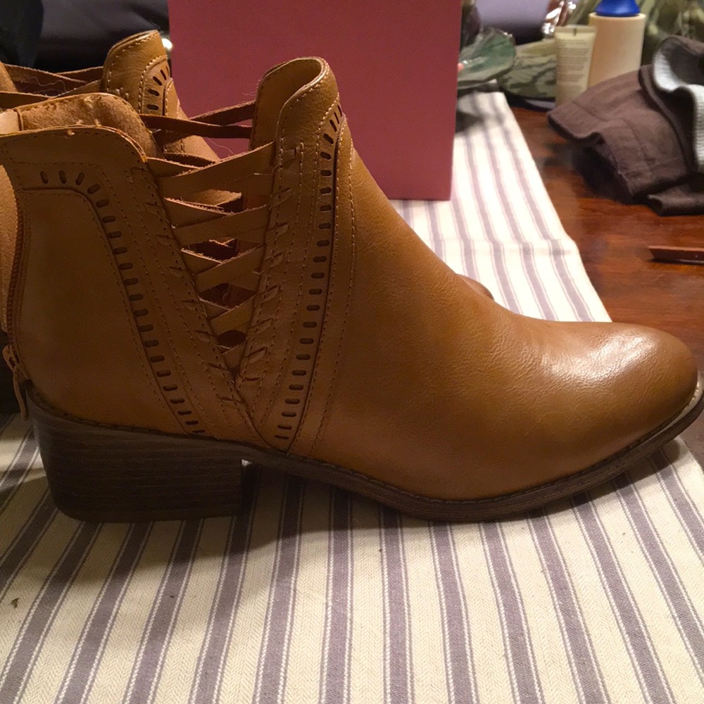 Tan Booties